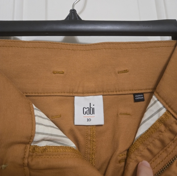 Cabi NWOT Womens Orange Paper Bag Cargo Pants Size 10 Style #604 - Picture 6 of 12